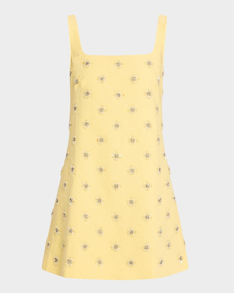Barton Embellished Mini Shift Dress